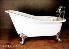classical cast iron enamel bathtub HYQ-I-4