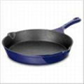 Cast iron enamel fry pan 2