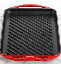 Cast iron grill pan