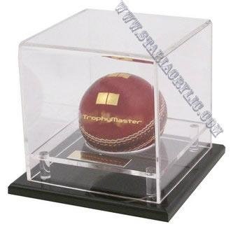 Perspex Cricket Ball Display Case