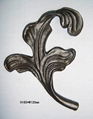 cast wrought iron flowers and leaves 4