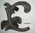 cast wrought iron flowers and leaves 5