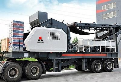 Three wheeler mobile crusher plant for sale 