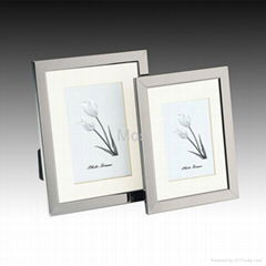 Shiny photo frame Nickel plated photo frame finished framing