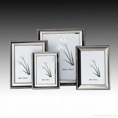 Nickel plated photo frame