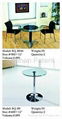 Round glass table 3