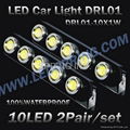 LED car lamp,  daytime running light DRL01 (2pcs/one set)