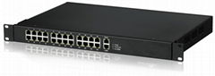 24 Ports VoIP Gateway, Supports FXO, FXS and FXO + FXS, Supports SIP MCGP Protoc