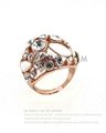 high quality alloy with 14k gold plated fashion rings 1