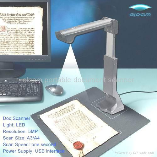  A3 Large Format Document Camera Visualizer, Document Scanner, Portable Scanner 