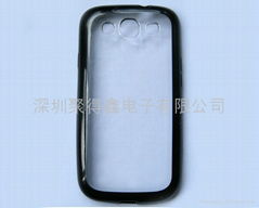 Samsung S3/I9300 glossy color shell ( TPU+PC )