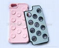 IPHONE 5 three in One three-color set Sillice Gel TPU  PC 4