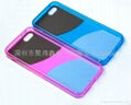 IPHONE 5 crescent scrub two-colored shells TPU+PC