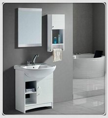 Modern Wooden MDF Bathroom Cabinet Vanities Set White Wholesale Price 