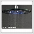 10/12 inch LED Glass Rain Shower Heads 1