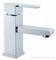 Square Bathroom Basin Faucet Mixer Tap