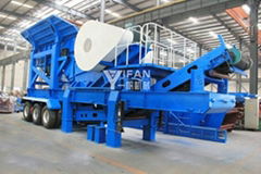 Mobile jaw crusher