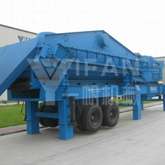 Mobile  vertical shaft impact  crusher plant