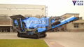 Crawler type mobile crusher