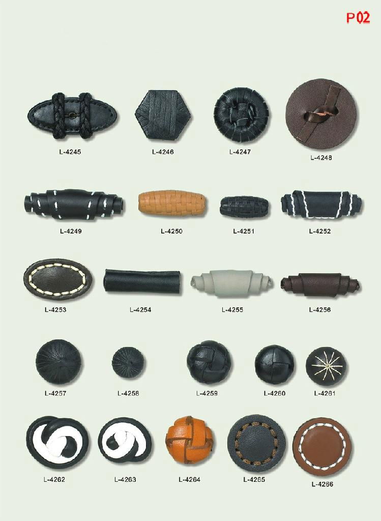 Leather Buttons and Products