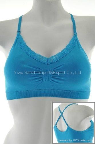 Ladies Sport Brassiere Seamless Underwear  3