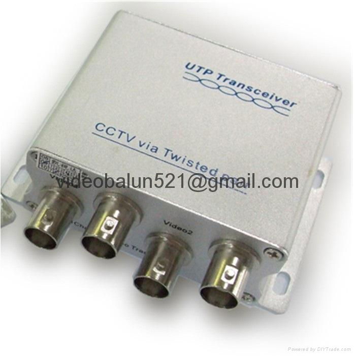 4 channels passive video Balun for cctv camera and DVR 