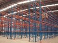 Warehouse storage pallet rack