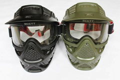 Dual lens hot helmet