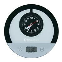 Quartz Clock Kitchen Electronic Scales with Tare Function 2