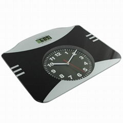 Body Weight Scales with Wall Mounted Quartz Clock