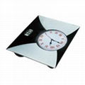 Body Weight Scales with Wall Mounted Quartz Clock  3