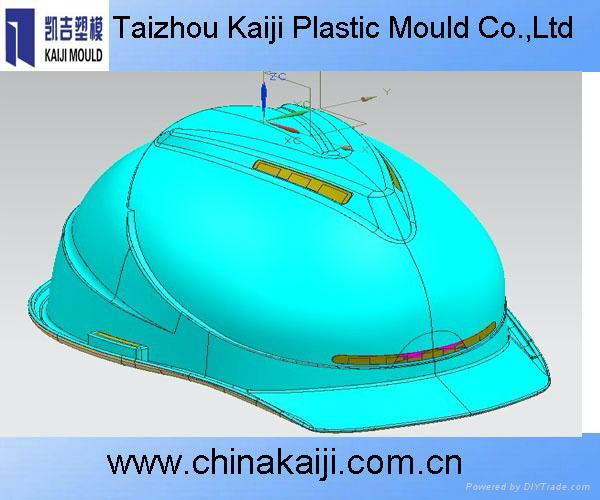 Plastic security helmet mould 3