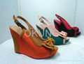 Ladies platform nice sample sandal with