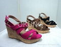 Lady platform sandal for Spring and Summer footwear 5