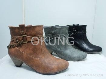 Wholesale woman ankle  boots in Guangzhou , China 4