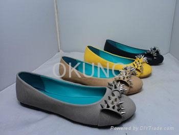 Wholesale woman flat causual shoes,various vamp