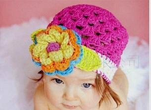 Hand crocheted hats kids hats baby beanie crochet hats knitting hats 2