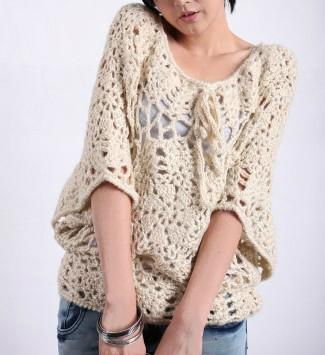 Hand crochet sweater 5