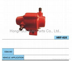 red fuel pump