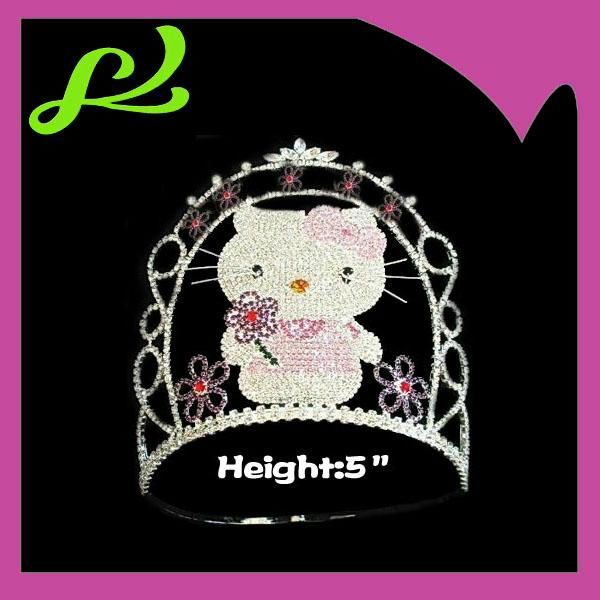 5inch hello kitty crystal pageant crown