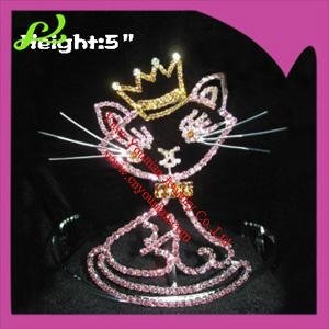 5inch hello kitty rhinestone pageant crown