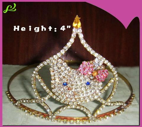 4inch hello kitty pageant crown