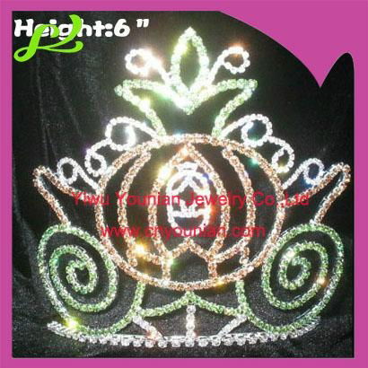 6inch pumpkin halloween crown