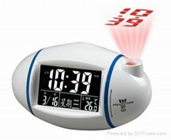 talking projection clock