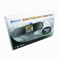 ALD100C--Bluetooth Rearview Mirror with 3.5''TFT & Wired Back-up Camera and 4 Pa 2