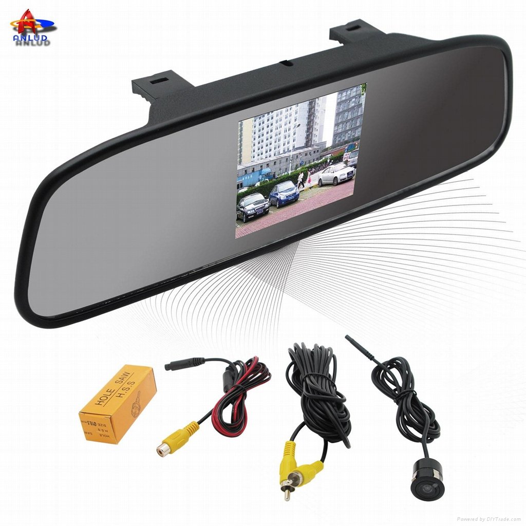 ALD32--3.5 inch Digital TFT-LCD Rearview mirror with camera						 