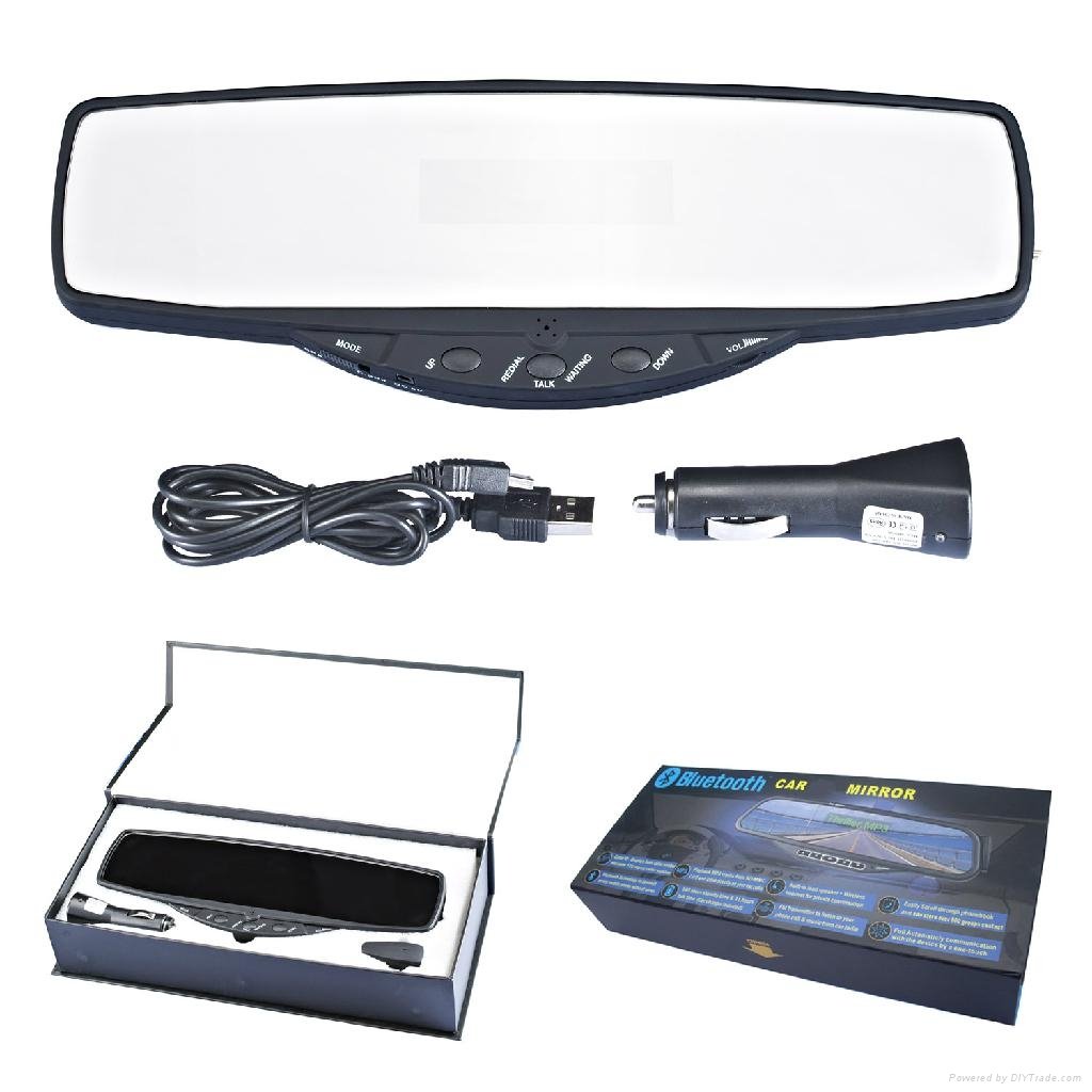 ALD88--Bluetooth Handsfree Car Rearview Mirror with LCD Display  						