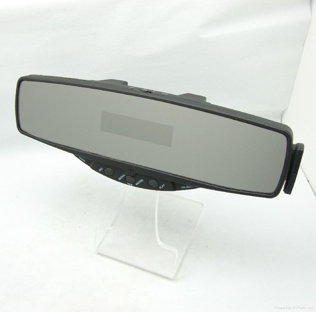 ALD88B--Bluetooth Handsfree Rear View Mirror with 60s Record Function						