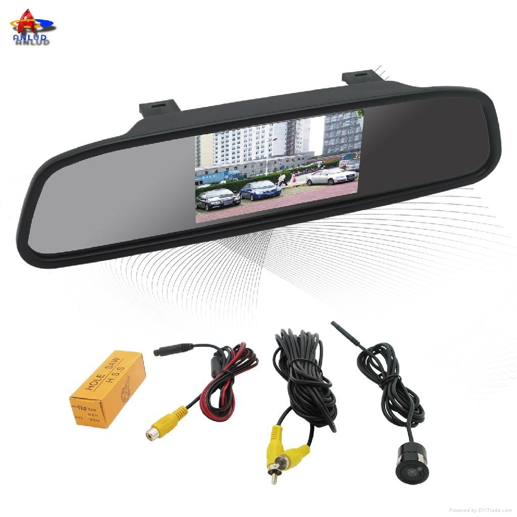 ALD42--4.3 inch Digital TFT-LCD Rearview mirror with camera						