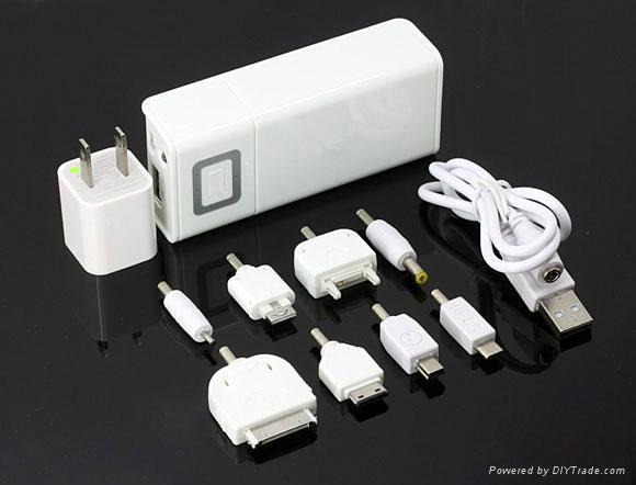 2012ALD-P02 4800mAh Portable mobile charger with Emergency LED Light 2